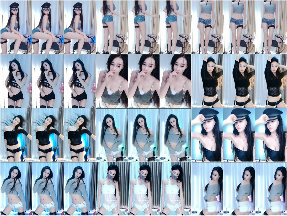 斗鱼极品舞蹈主播 墨染 百元飞机群热舞合集【18V】