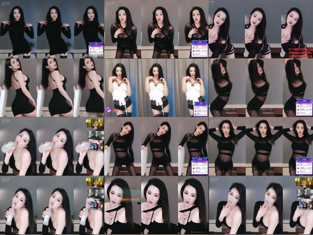 虎牙极品舞蹈主播  明明子 直播热舞合集【24V】