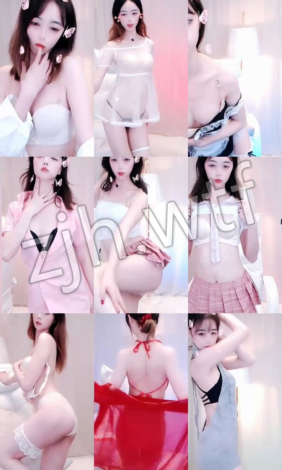 *虎牙 小软软 高价定制超级内衣秀【10v】